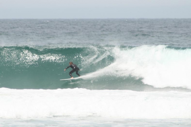 Cogiendo olas